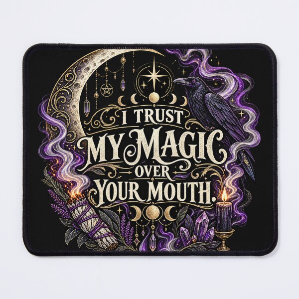 Item preview, I Trust My Magic Over Your Mouth designed and sold by Velthorne Threads.