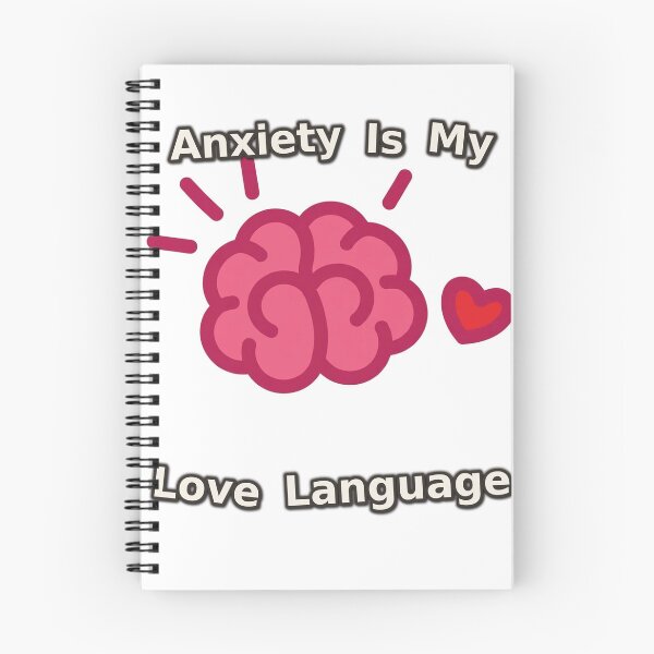 Item preview, Anxiety Is My Love Language Shirt – Funny Sarcastic Tee designed and sold by KERK Art and Design.