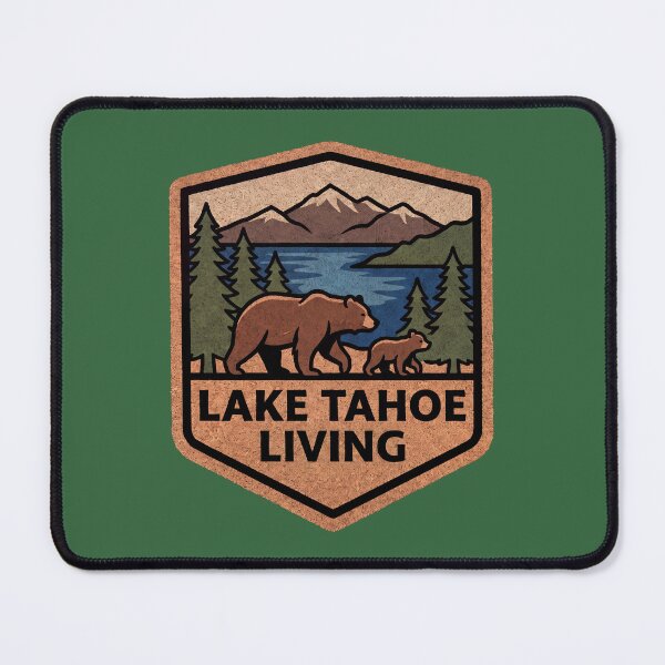 Item preview, Lake Tahoe Living Cork Badge designed and sold by Milasneeze.