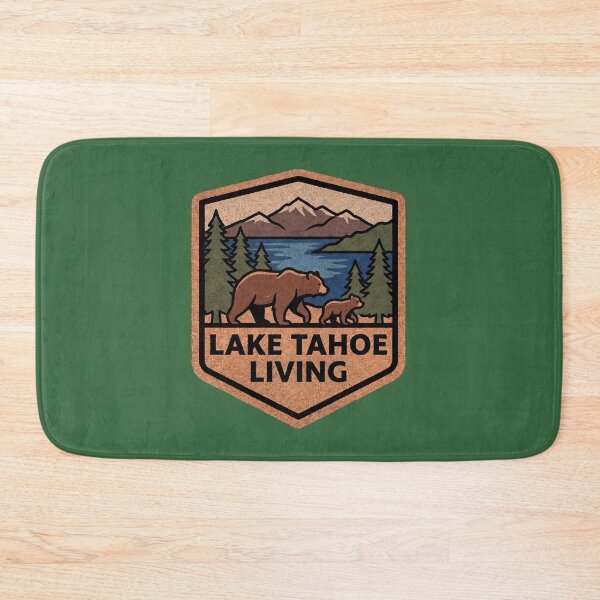 Item preview, Lake Tahoe Living Cork Badge  designed and sold by Milasneeze.