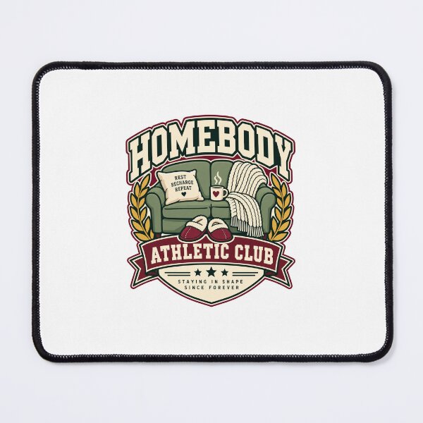 Item preview, Homebody Athletic Club – Rest Recharge Repeat designed and sold by InspireHerTribe.
