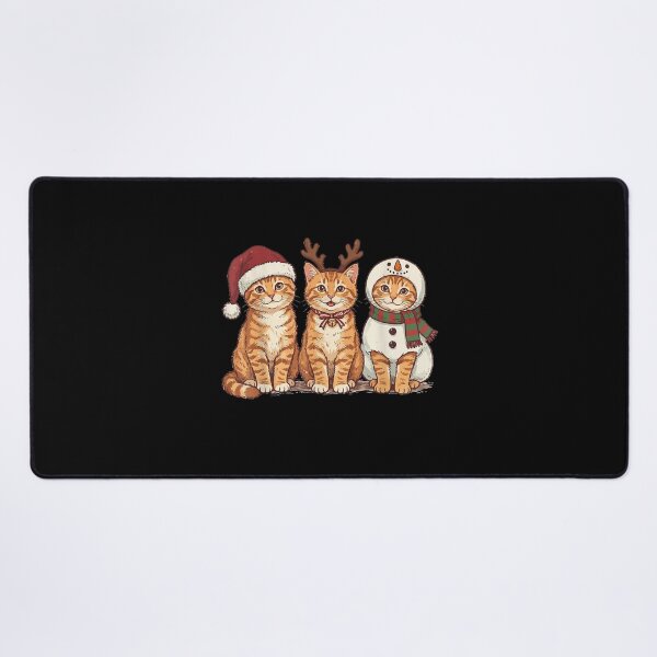 Item preview, Christmas Cat Trio Winter Holiday Felines designed and sold by RuperDelois.