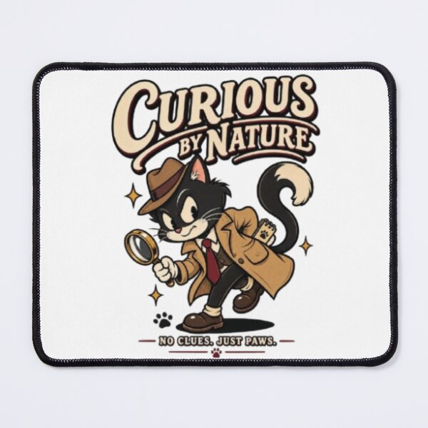 Item preview, Detective Charm and Playful Curiosity – Curious by Nature designed and sold by WATEKE.