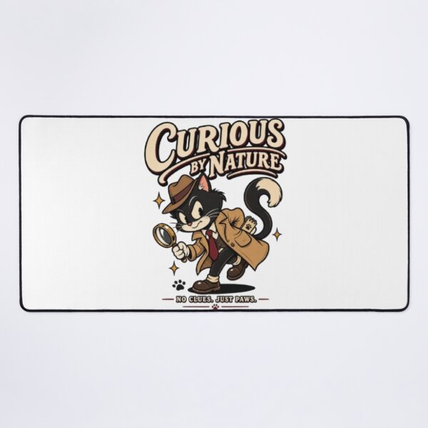 Item preview, Detective Charm and Playful Curiosity – Curious by Nature designed and sold by WATEKE.