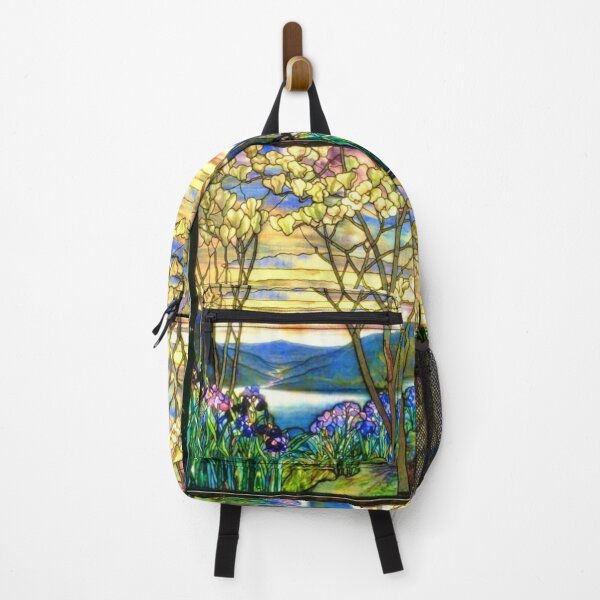 Item preview, Magnolia and Irises- by Louis Comfort Tiffany digitally enhanced and made more vibrant by WatermarkNZ Press designed and sold by CristalleLisa.