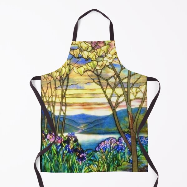 Item preview, Magnolia and Irises- by Louis Comfort Tiffany digitally enhanced and made more vibrant by WatermarkNZ Press designed and sold by CristalleLisa.
