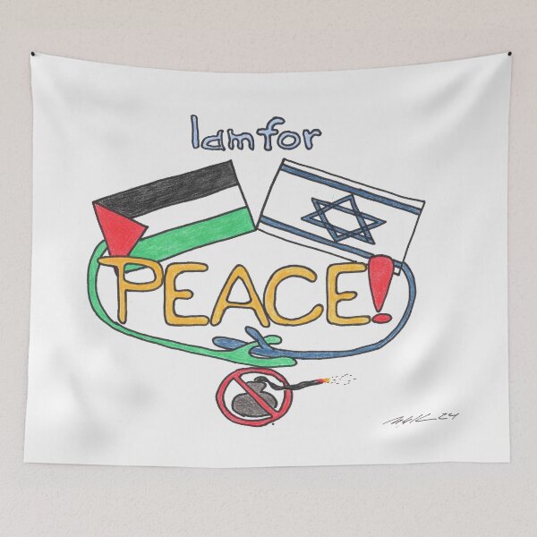Item preview, Palästina-Peace-Israel-I am for Peace designed and sold by Anke‘s Bazaar.