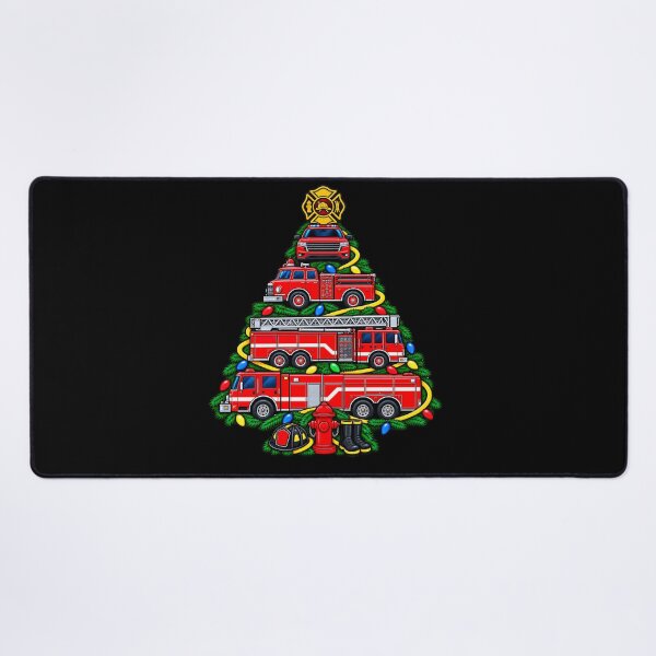 Item preview, Fire Truck Xmas Lights Firefighter Fire Truck Christmas Tree designed and sold by clothesy7.