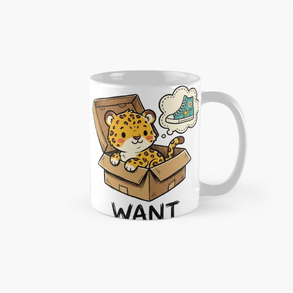 Item preview, Cute Leopard Wants Sneakers designed and sold by NzrProcreate.