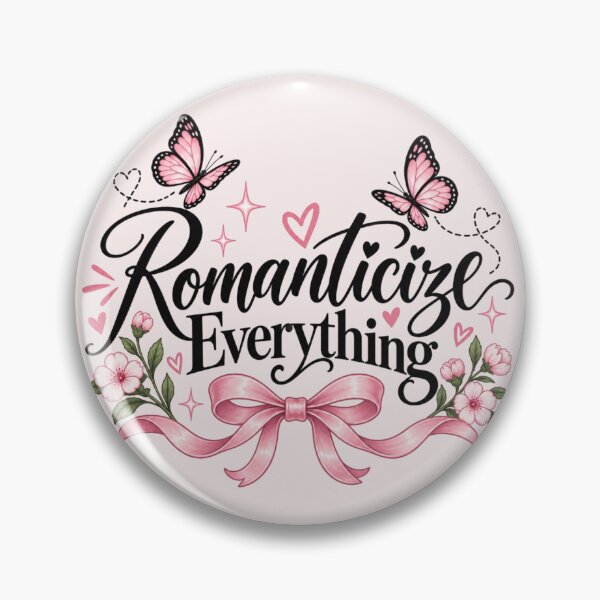 Item preview, Romanticize Everything Pink Butterfly Aesthetic | Whimsical Love & Self Love  designed and sold by Sanika arts .
