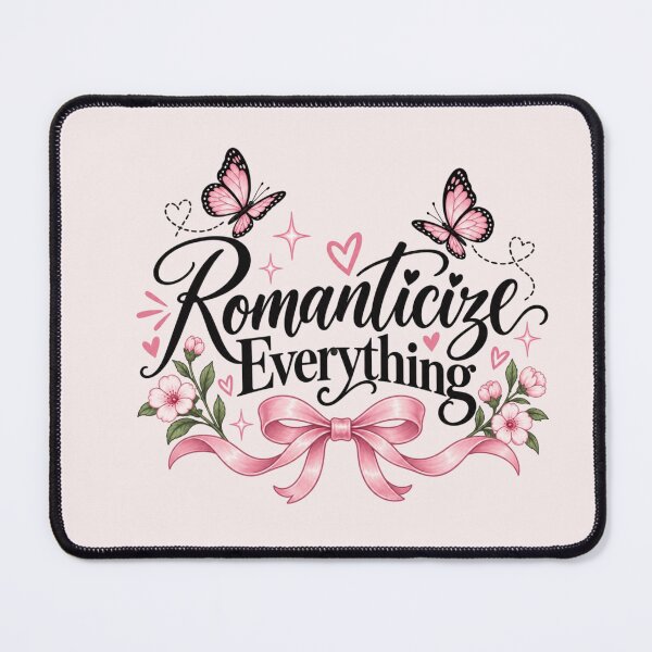 Item preview, Romanticize Everything Pink Butterfly Aesthetic | Whimsical Love & Self Love  designed and sold by Sanika arts .