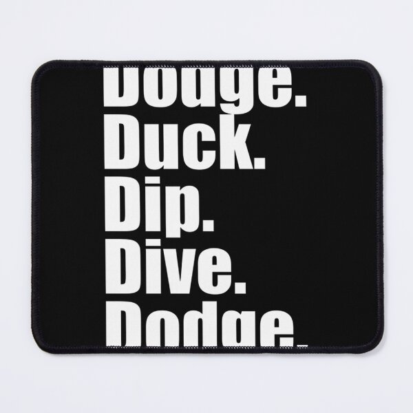 Item preview, Dodgeball Action Design Featuring Dodge, Duck, Dip, Dive, and Dodge Moves designed and sold by paperthecat.