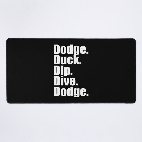Item preview, Dodgeball Action Design Featuring Dodge, Duck, Dip, Dive, and Dodge Moves designed and sold by paperthecat.