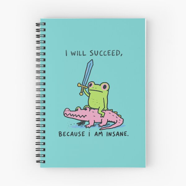 Item preview, Fearless Frog Riding Crocodile – Chaotic Success Humor designed and sold by Studio Bootleg.