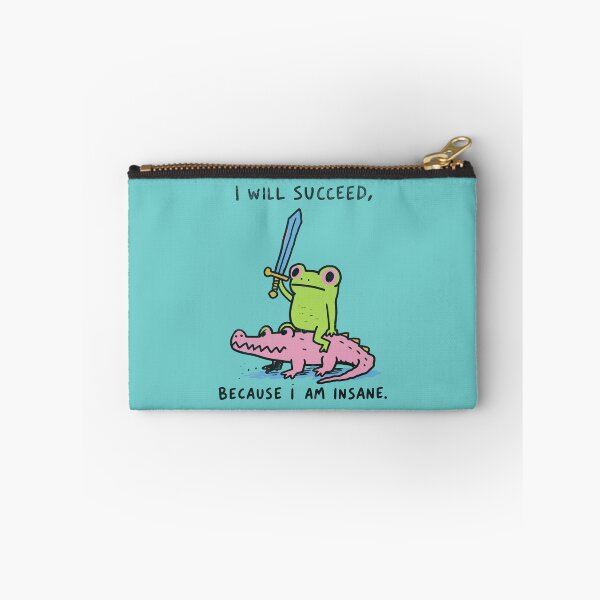 Item preview, Fearless Frog Riding Crocodile – Chaotic Success Humor designed and sold by Studio Bootleg.