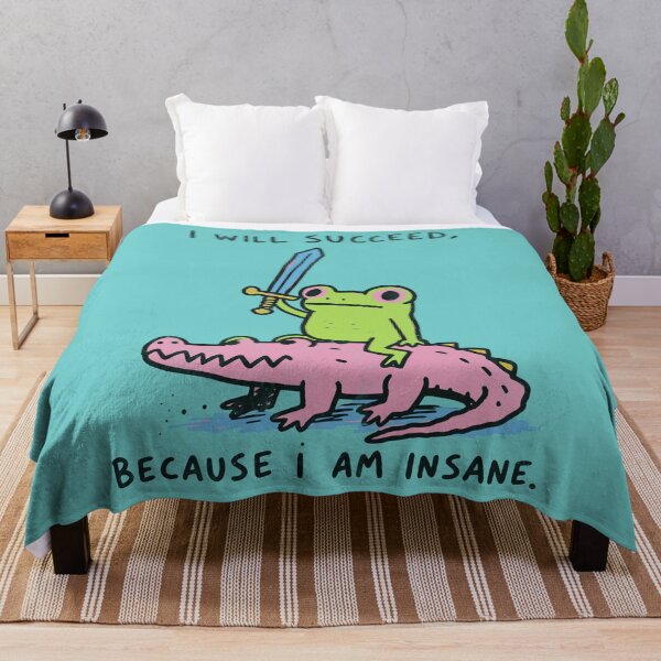 Item preview, Fearless Frog Riding Crocodile – Chaotic Success Humor designed and sold by Studio Bootleg.