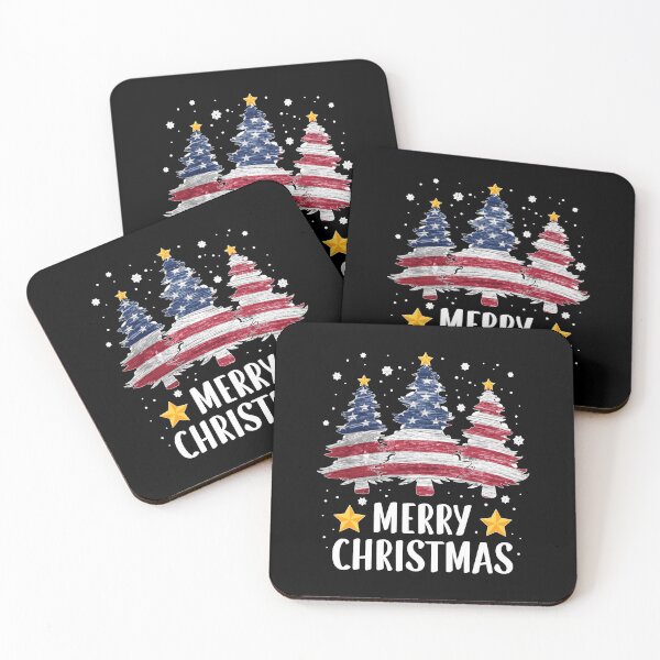 Item preview, Merry Christmas Tree American Flag Funny US Flag Xmas designed and sold by RuperDelois.