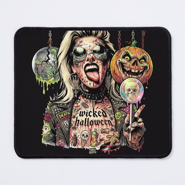 Item preview, Halloween Wicked Disco Pumpkin Punk Woman designed and sold by Voodoo Store Paranormal Collections.