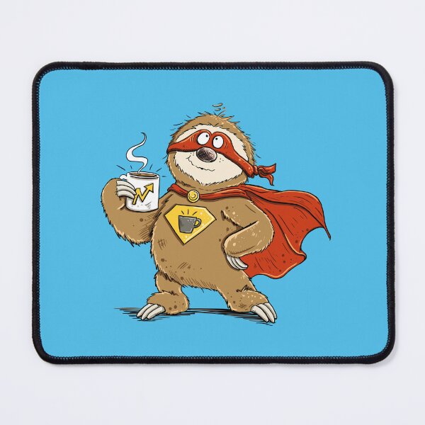 Item preview, Coffee Superhero Sloth I Funny Coffee Cartoon designed and sold by modartis.
