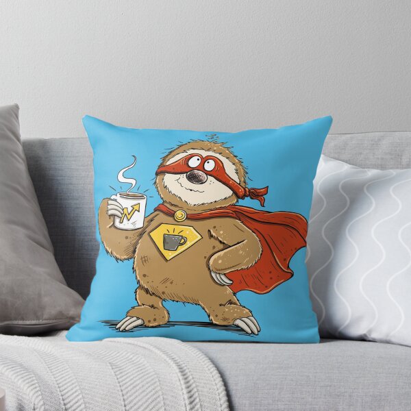 Item preview, Coffee Superhero Sloth I Funny Coffee Cartoon designed and sold by modartis.