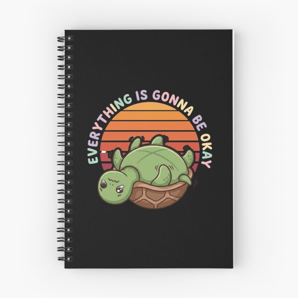 Item preview, Funny Turtle - Everything is Gonna be Okay designed and sold by Rhu Creations.