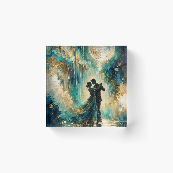 Item preview, Midnight Serenade Abstract Art Print by Joey Santiago Fine Art designed and sold by Joey Santiago.