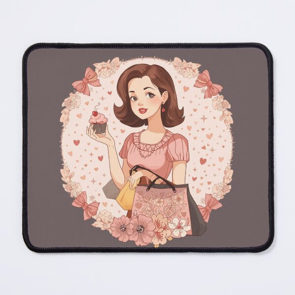 Item preview, I Need a Little Treat Feminine Cozy Illustration designed and sold by SoftLifeClub.