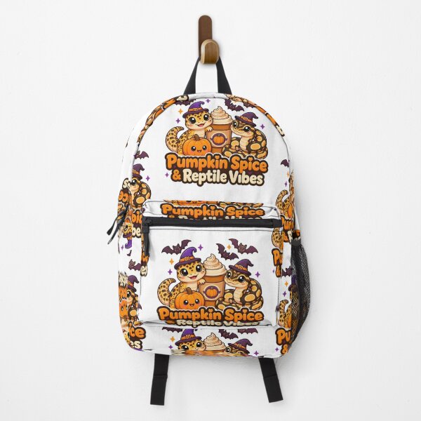 Item preview, Pumpkin Spice & Reptile Vibes – Cute Halloween Gecko Snake Coffee Design designed and sold by Bettybee00.