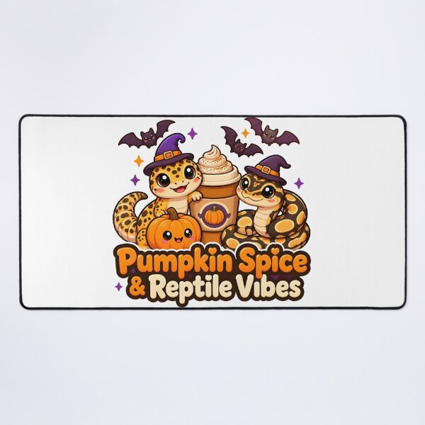 Item preview, Pumpkin Spice & Reptile Vibes – Cute Halloween Gecko Snake Coffee Design designed and sold by Bettybee00.