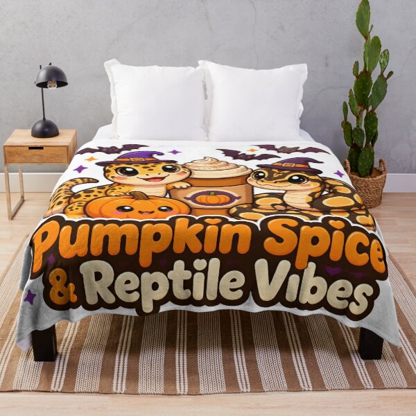 Item preview, Pumpkin Spice & Reptile Vibes – Cute Halloween Gecko Snake Coffee Design designed and sold by Bettybee00.