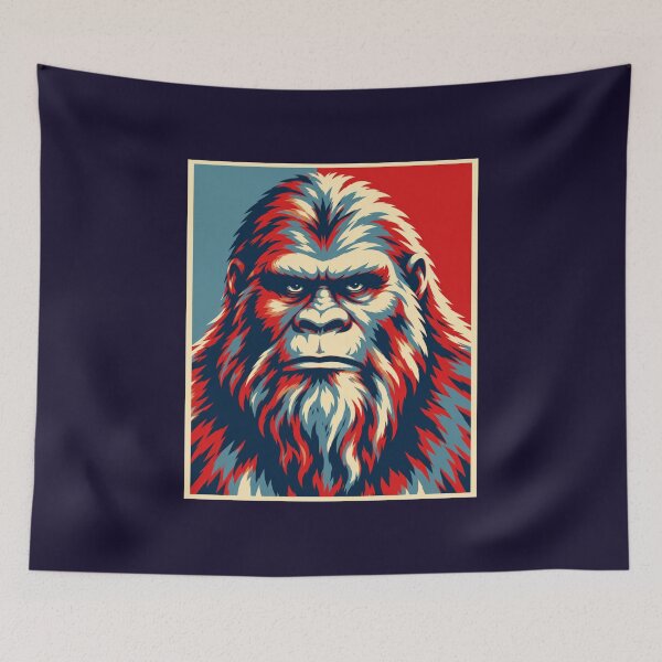 Item preview, Bigfoot Sasquatch Retro Wilderness Pop Art designed and sold by Swanny's Custom T-shirt and Gift Designs.