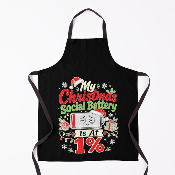 Item preview, My Christmas Social Battery is At 1%  designed and sold by RuperDelois.