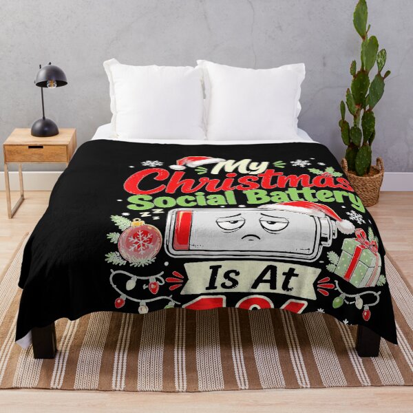 Item preview, My Christmas Social Battery is At 1% designed and sold by RuperDelois.
