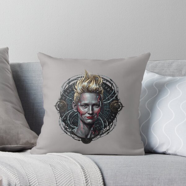 Item preview, Artistic Portrait of Blonde Icon with Red Lips-36 designed and sold by AlbrechtHerbs.