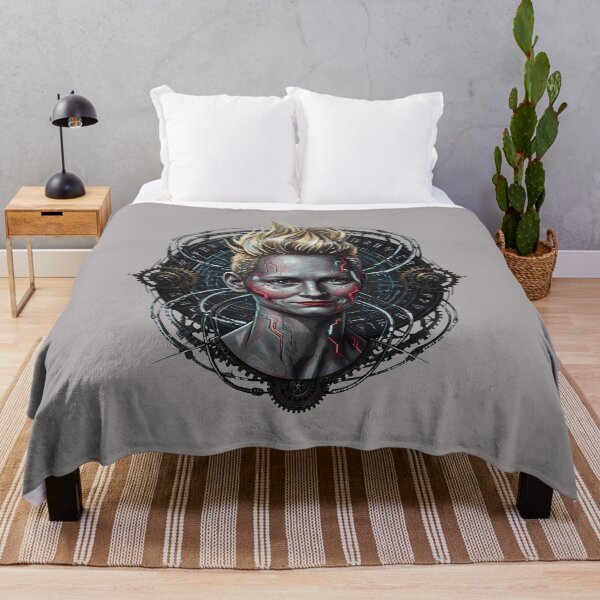 Item preview, Artistic Portrait of Blonde Icon with Red Lips-36 designed and sold by AlbrechtHerbs.