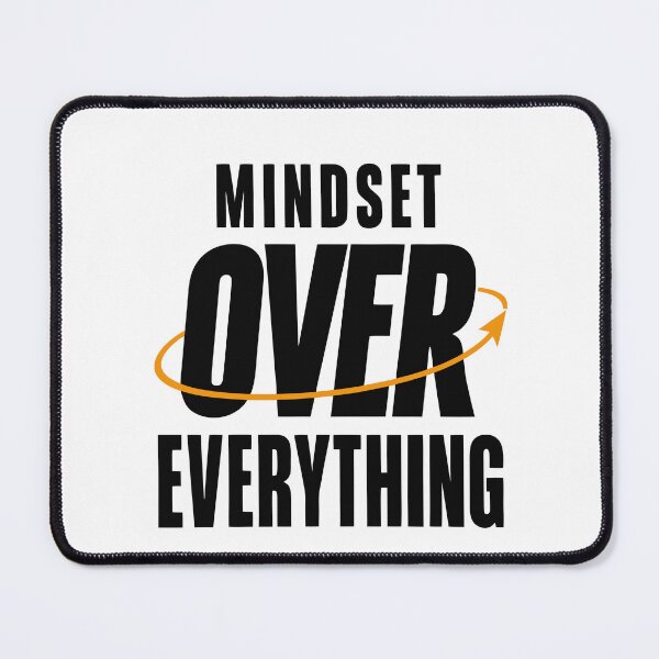 Item preview, Mindset Over Everything – Motivational Success & Growth Mindset Design designed and sold by DashBliss.