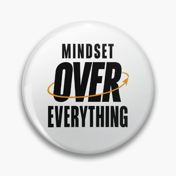 Item preview, Mindset Over Everything – Motivational Success & Growth Mindset Design designed and sold by DashBliss.