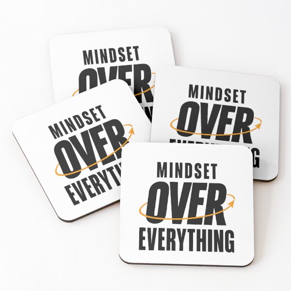 Item preview, Mindset Over Everything – Motivational Success & Growth Mindset Design designed and sold by DashBliss.