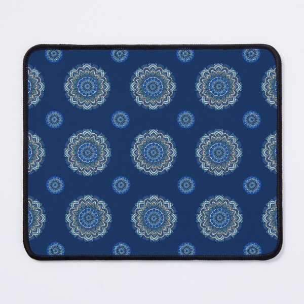 Item preview, Blue Floral Mandala Pattern – Intricate Ornamental Boho Design designed and sold by Mousy17.