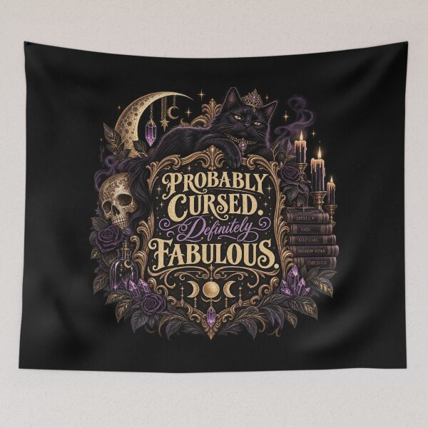 Item preview, Probably Cursed, Definitely Fabulous designed and sold by Velthorne Threads.