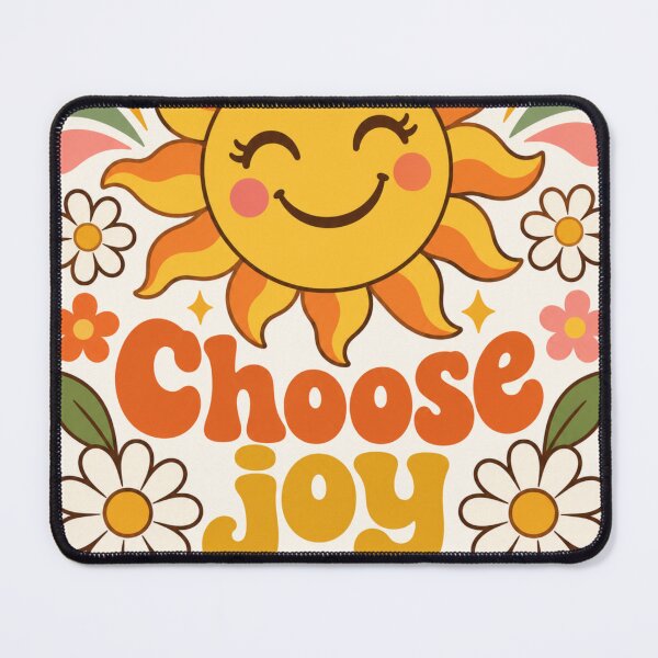 Item preview, Choose Joy Retro Sunshine Quote designed and sold by Willow Sky.