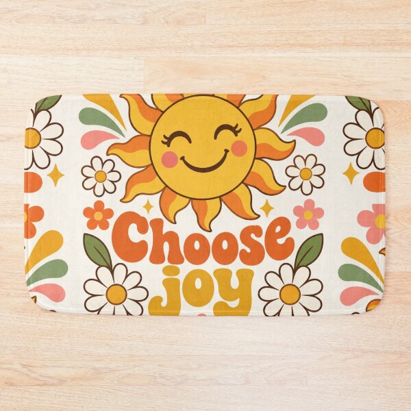 Item preview, Choose Joy Retro Sunshine Quote designed and sold by Willow Sky.