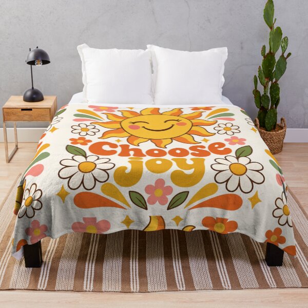 Item preview, Choose Joy Retro Sunshine Quote designed and sold by Willow Sky.