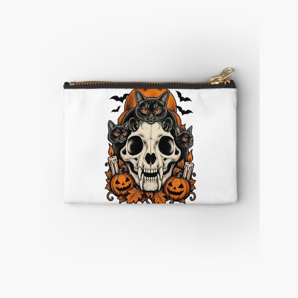Item preview, Dark Artistic Cat Skull Illustration with Gothic Vibes designed and sold by Covita.
