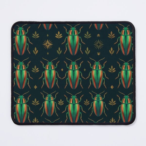 Item preview, Jewel Beetle – Iridescent Beetle Pattern designed and sold by Helt-enkelt.
