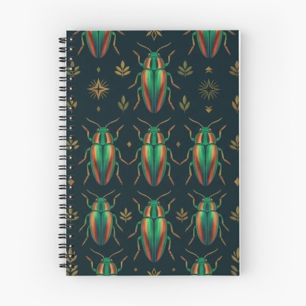 Item preview, Jewel Beetle – Iridescent Beetle Pattern designed and sold by Helt-enkelt.