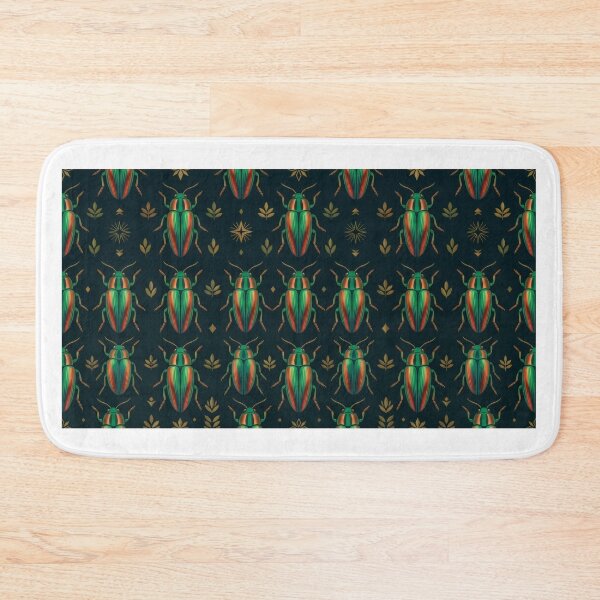 Item preview, Jewel Beetle – Iridescent Beetle Pattern designed and sold by Helt-enkelt.