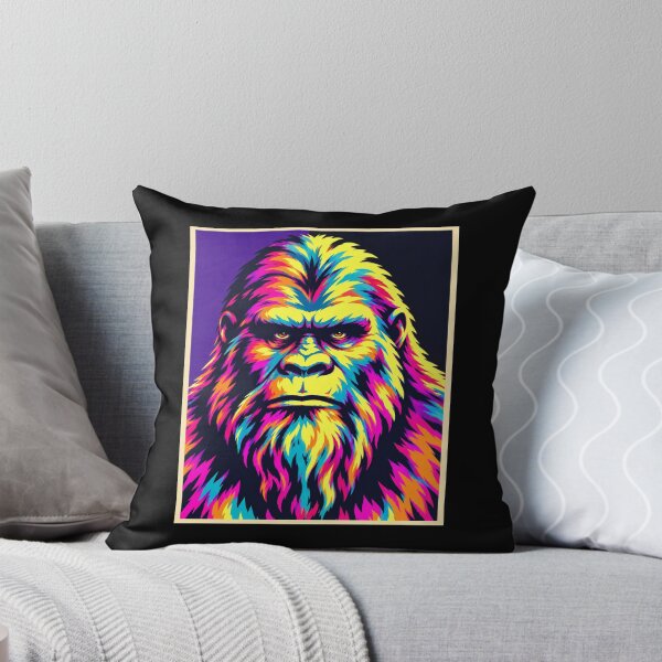 Item preview, Bigfoot Sasquatch Retro Neon Wilderness Pop Art designed and sold by Swanny's Custom T-shirt and Gift Designs.