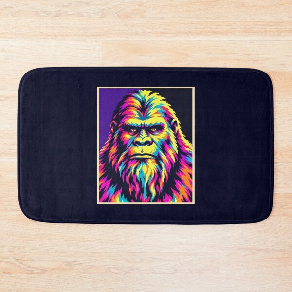 Artikelvorschau, Bigfoot Sasquatch Retro Neon Wildnis Pop Art entworfen und verkauft von Swanny's Custom T-shirt and Gift Designs.