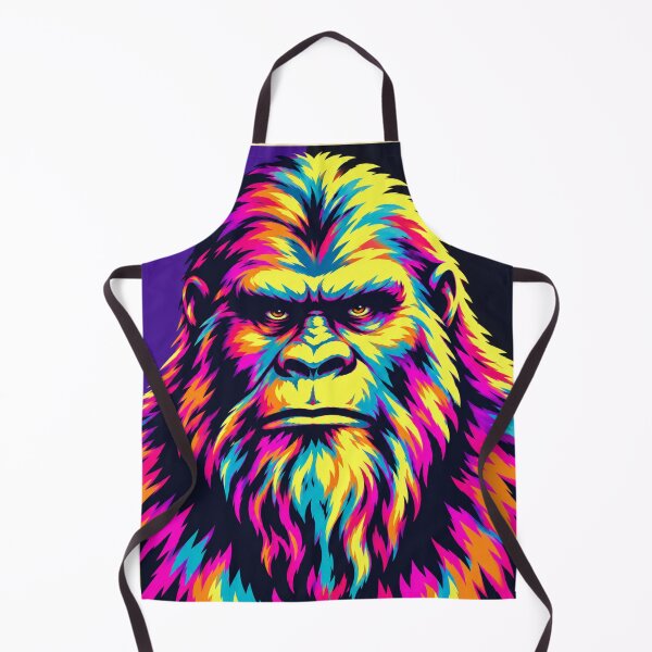 Item preview, Bigfoot Sasquatch Retro Neon Wilderness Pop Art designed and sold by Swanny's Custom T-shirt and Gift Designs.